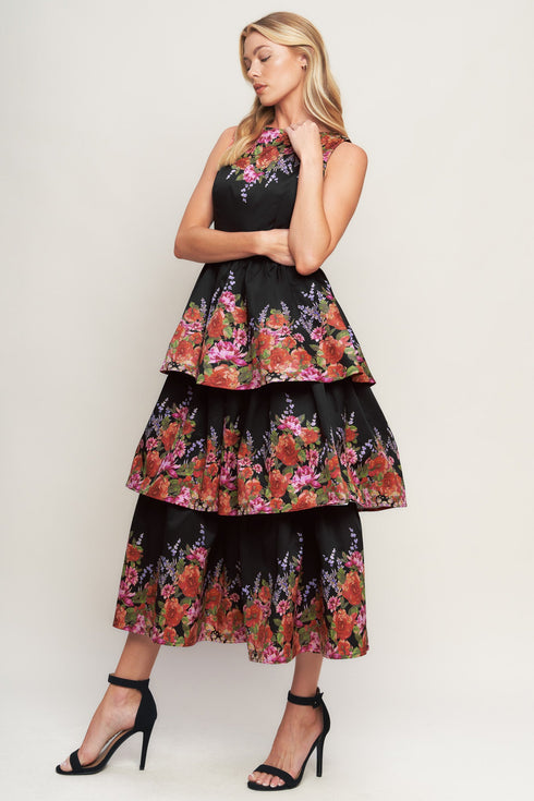 the-botanical-ballgown-woven-midi-dress Flying Tomato - Sophia's Style-4